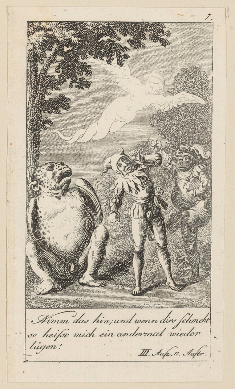 Blatt 7 zu Shakespeares „Sturm“ von Daniel Nikolaus Chodowiecki