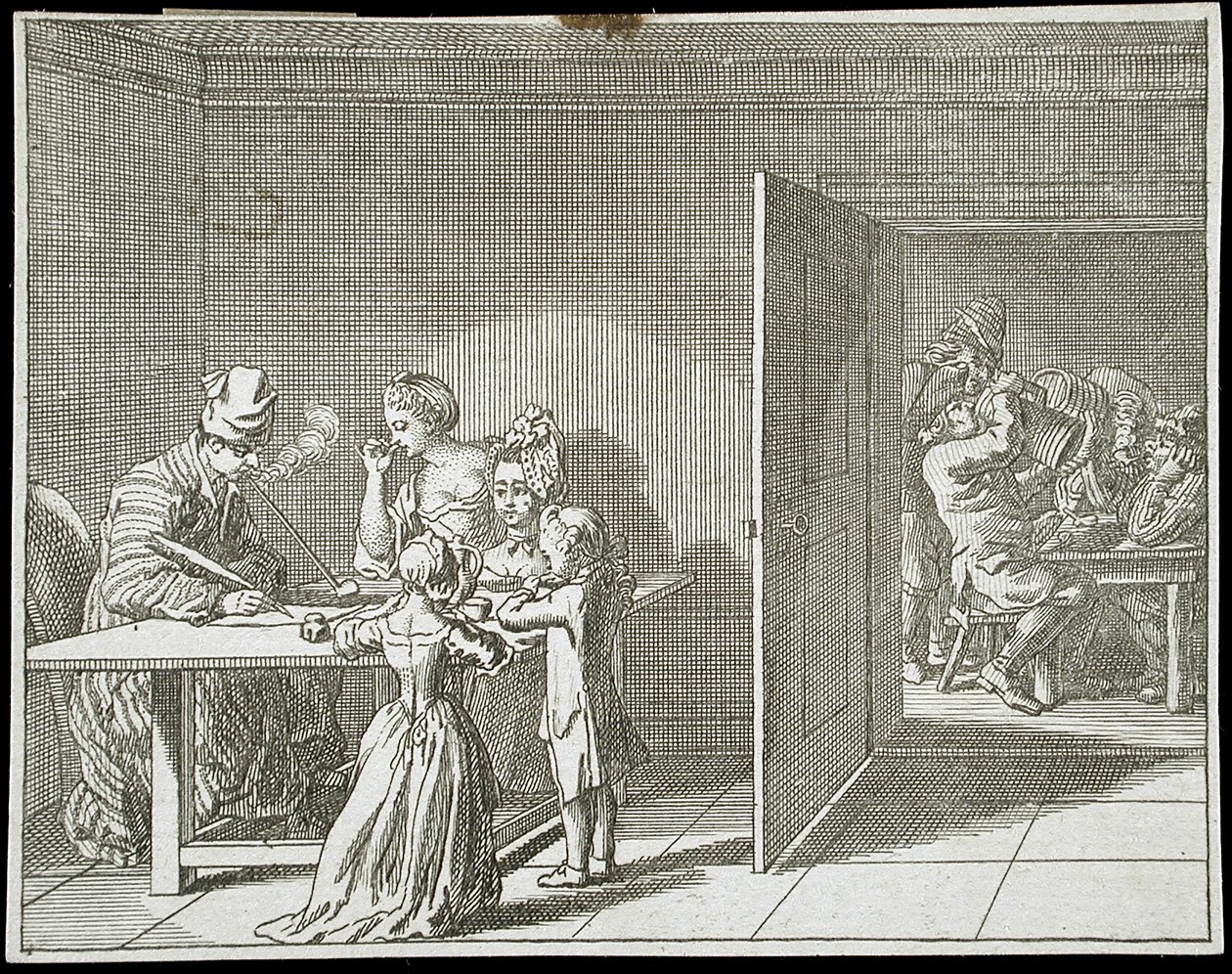 Illustration zu Basedows „Elementarwerk“ von Daniel Nikolaus Chodowiecki