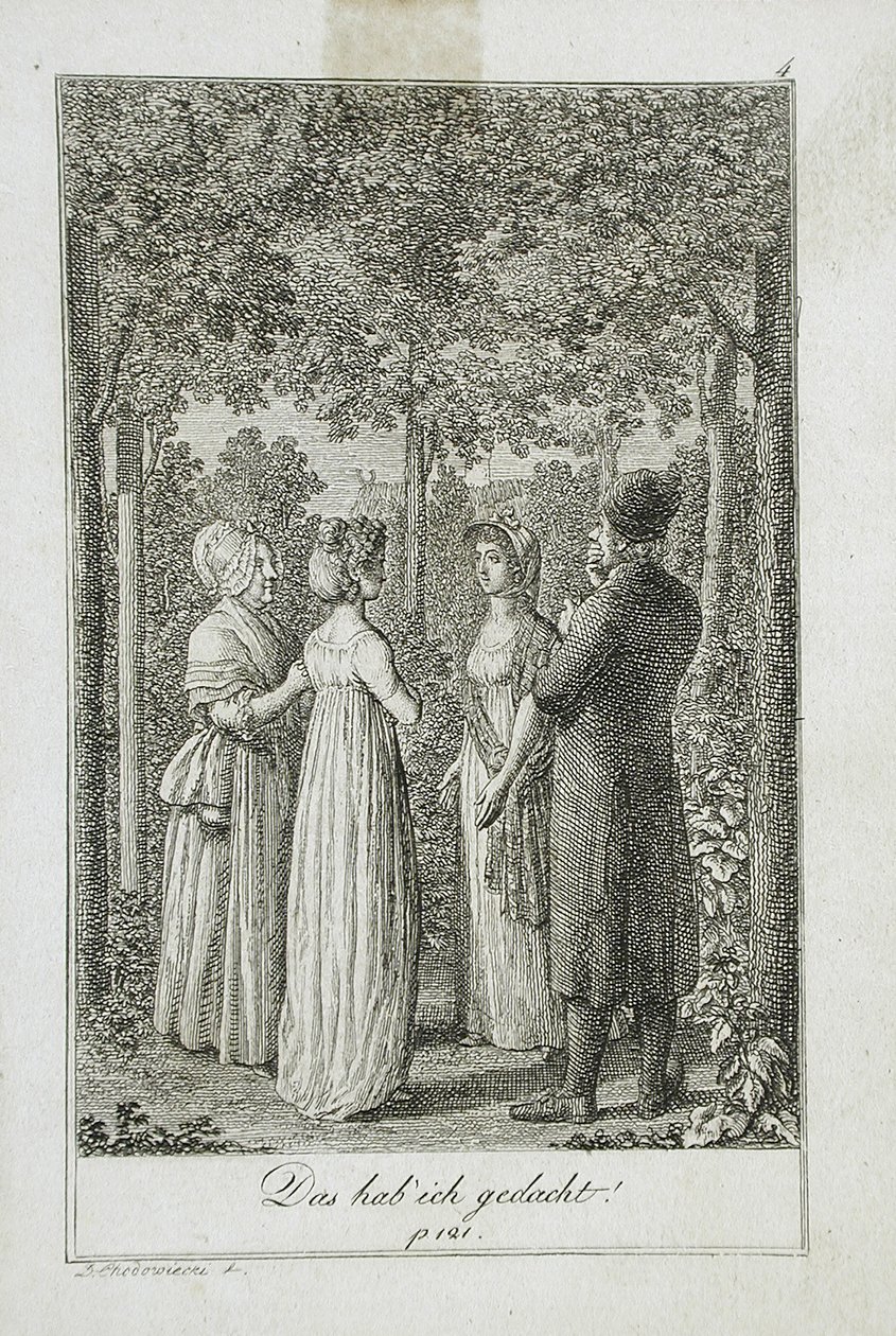 Illustration zu Beckers Taschenbuch für 1799 von Daniel Nikolaus Chodowiecki