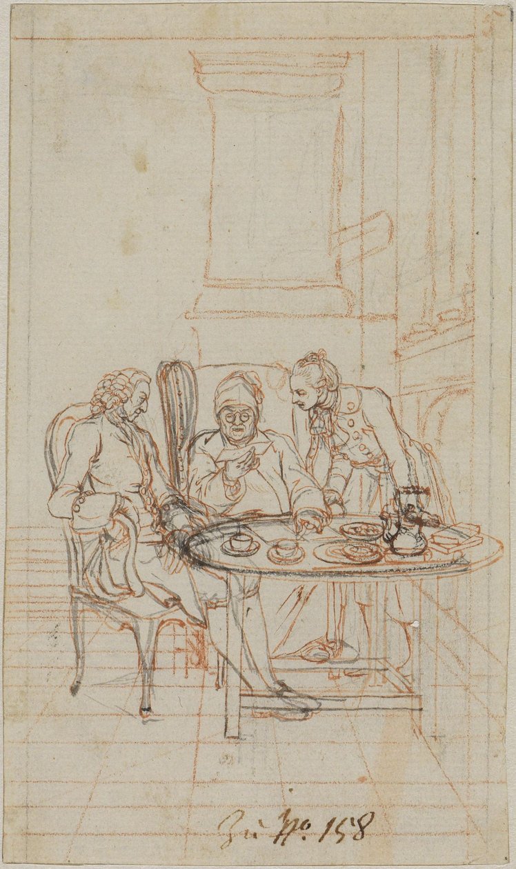 Illustration zu "Sebaldus Nothanker" von Daniel Nikolaus Chodowiecki