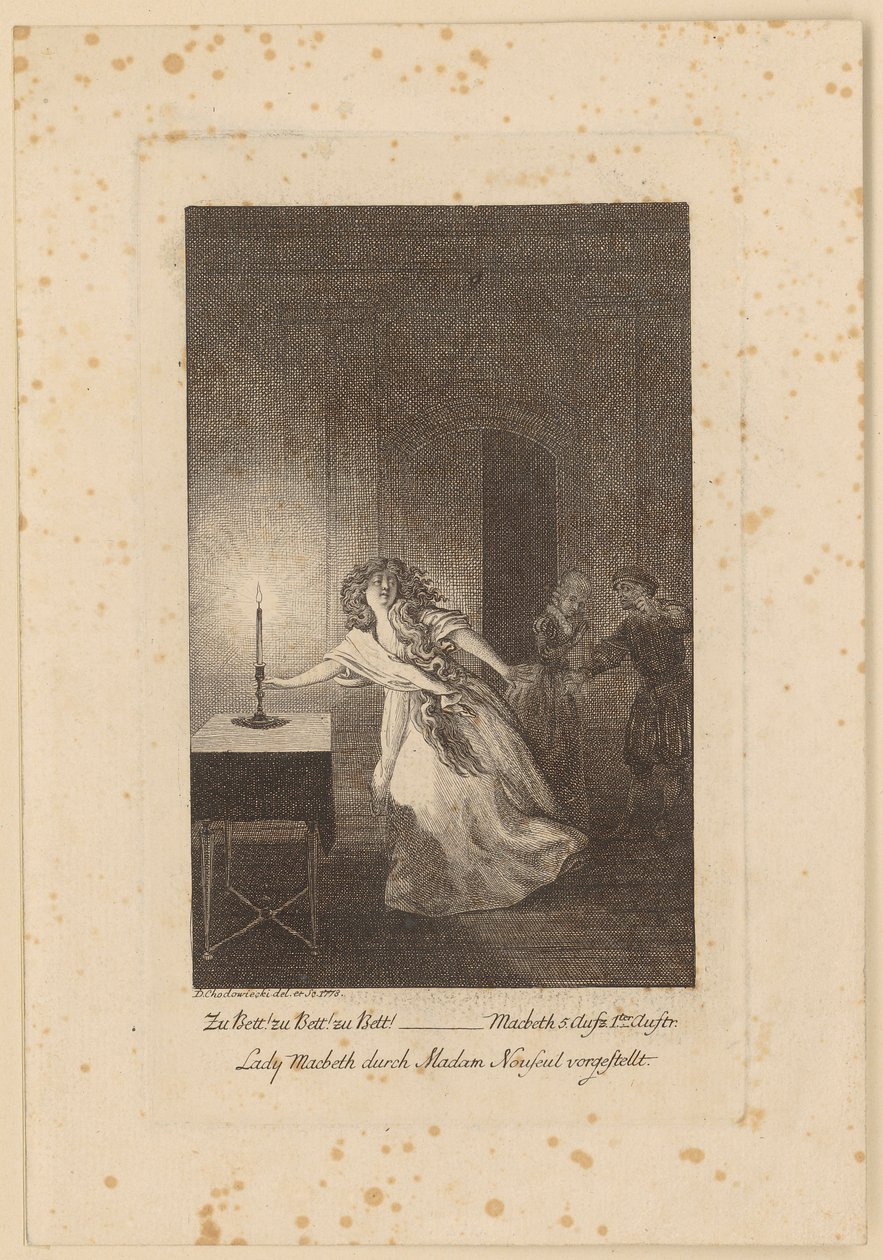 Lady Macbeth von Daniel Nikolaus Chodowiecki
