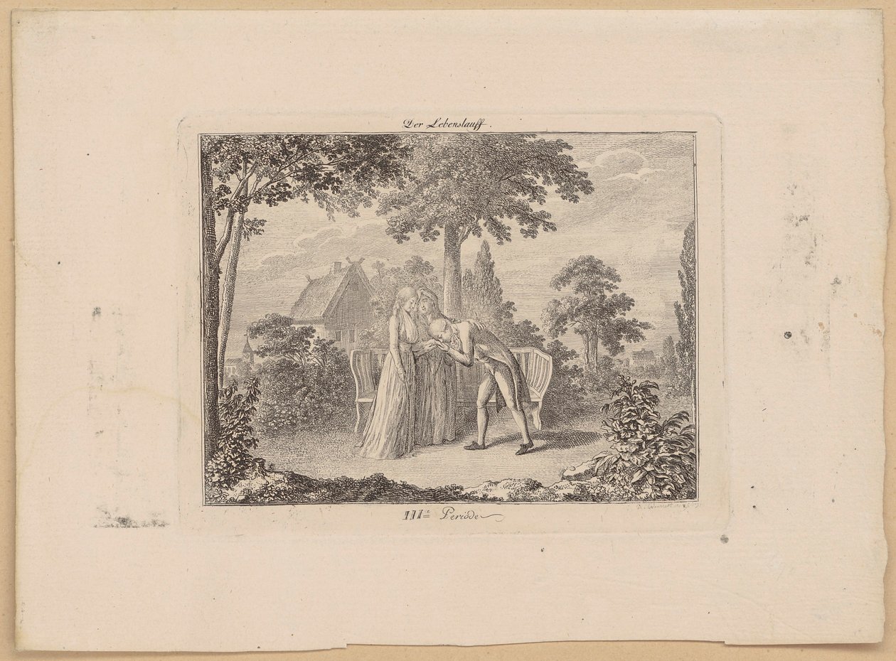Periode III, Blatt 4 der Folge "Der Lebenslauf" von Daniel Nikolaus Chodowiecki