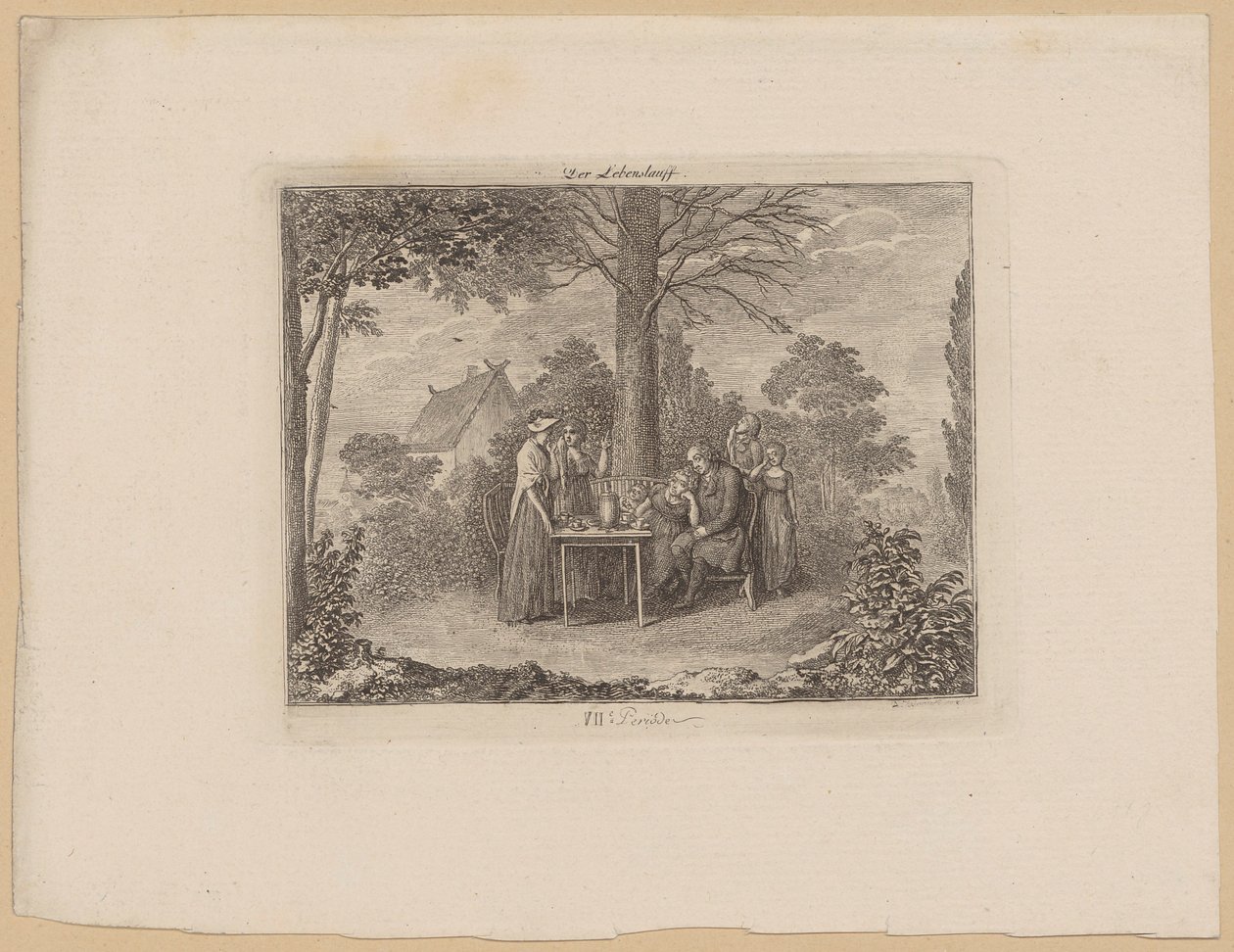 Periode VII, Blatt 8 der Folge "Der Lebenslauf" von Daniel Nikolaus Chodowiecki