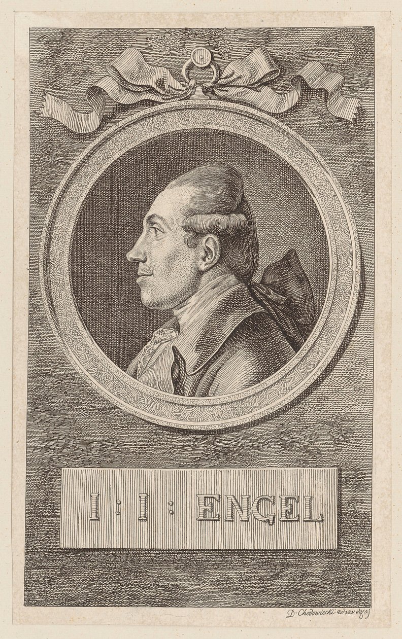 Porträt von Johann Jakob Engel von Daniel Nikolaus Chodowiecki