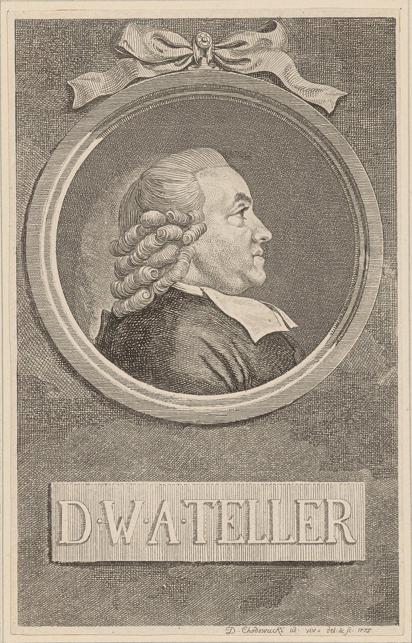 Porträt von Wilhelm Abraham Teller von Daniel Nikolaus Chodowiecki