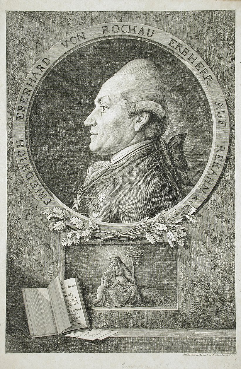 Porträt von Friedrich Eberhard von Rochau von Daniel Nikolaus Chodowiecki