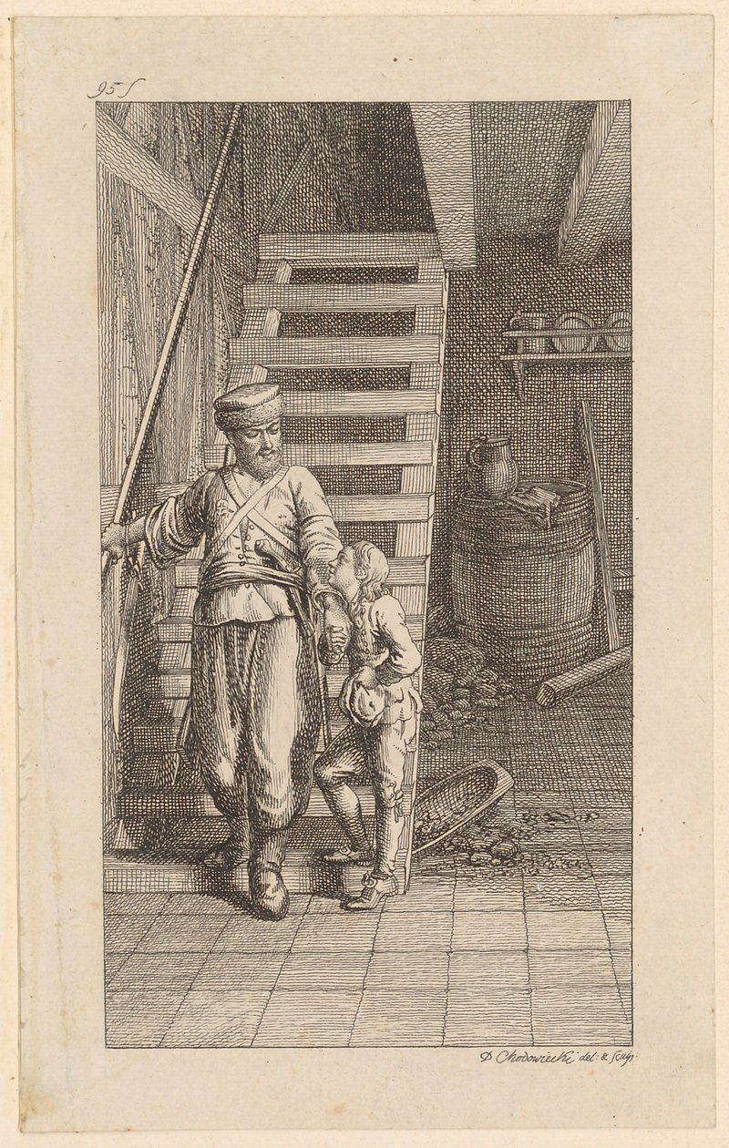Titelkupfer zu Schummels Wilhelm von Blumenthal, erster Teil von Daniel Nikolaus Chodowiecki