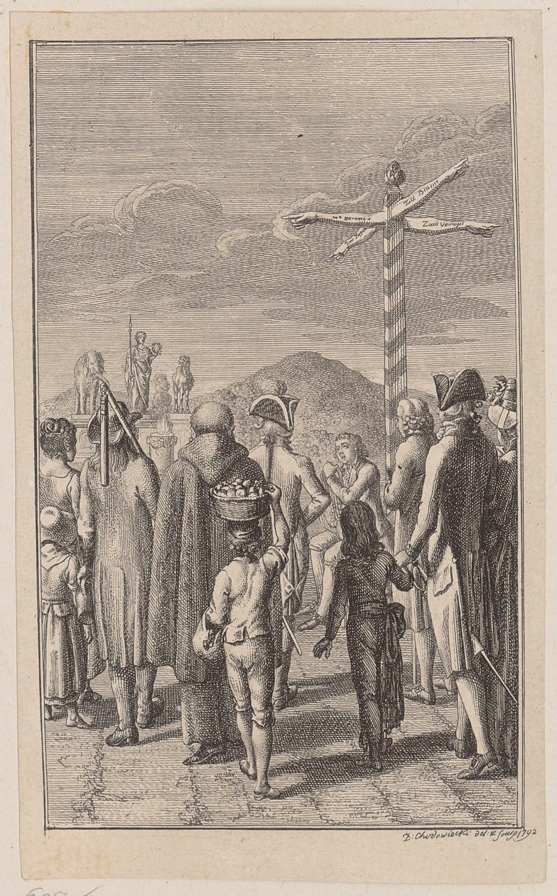 Titelkupfer zu Wiesingers "Gedichten" von Daniel Nikolaus Chodowiecki