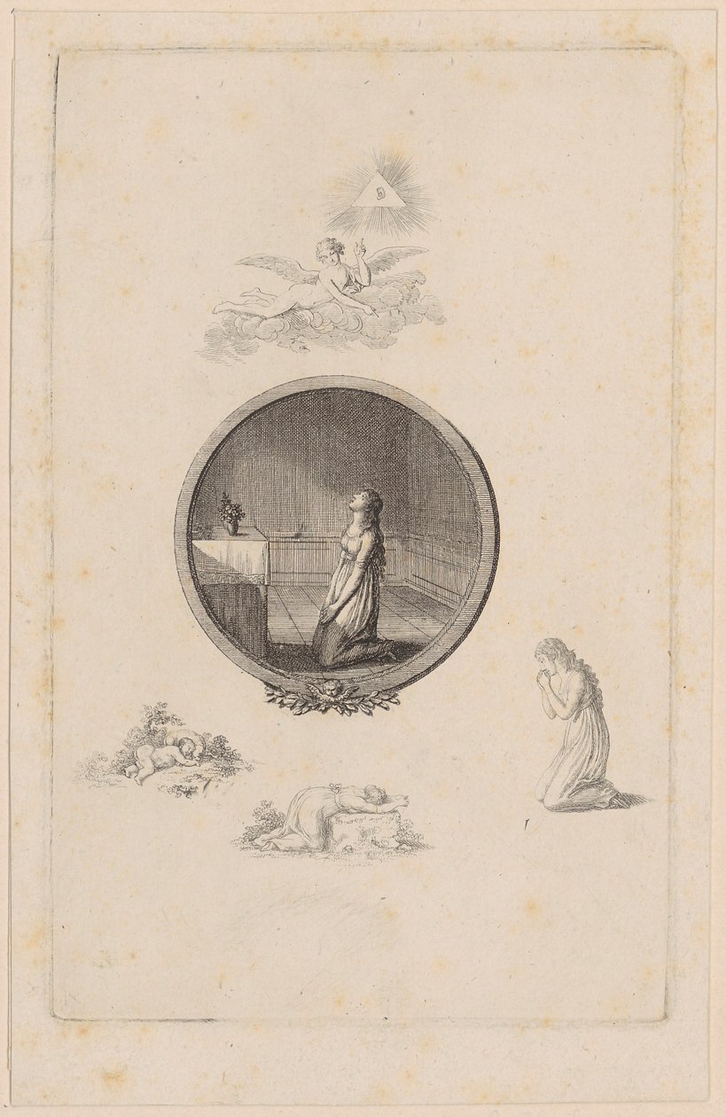 Titelvignette zu Beckers Darstellungen, erster Band von Daniel Nikolaus Chodowiecki