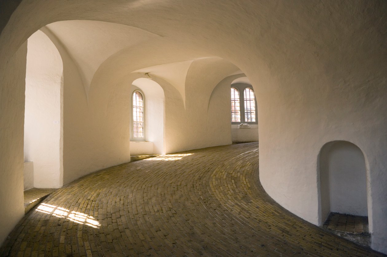 Innenraum des Rundturms, fertiggestellt 1643 von Danish School