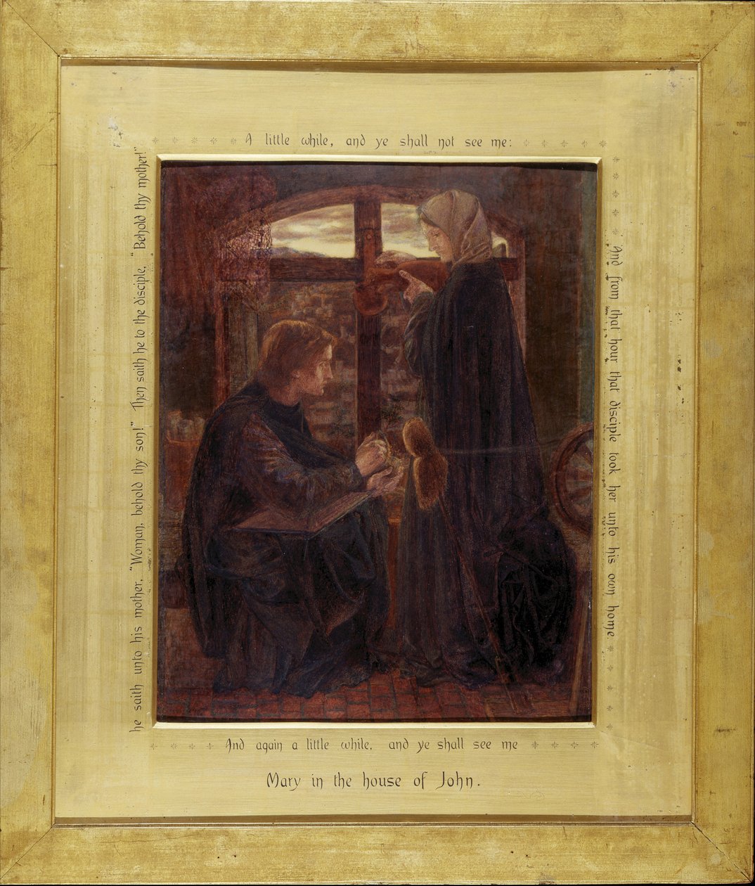 Maria im Haus des Heiligen Johannes von Dante Gabriel Charles Rossetti