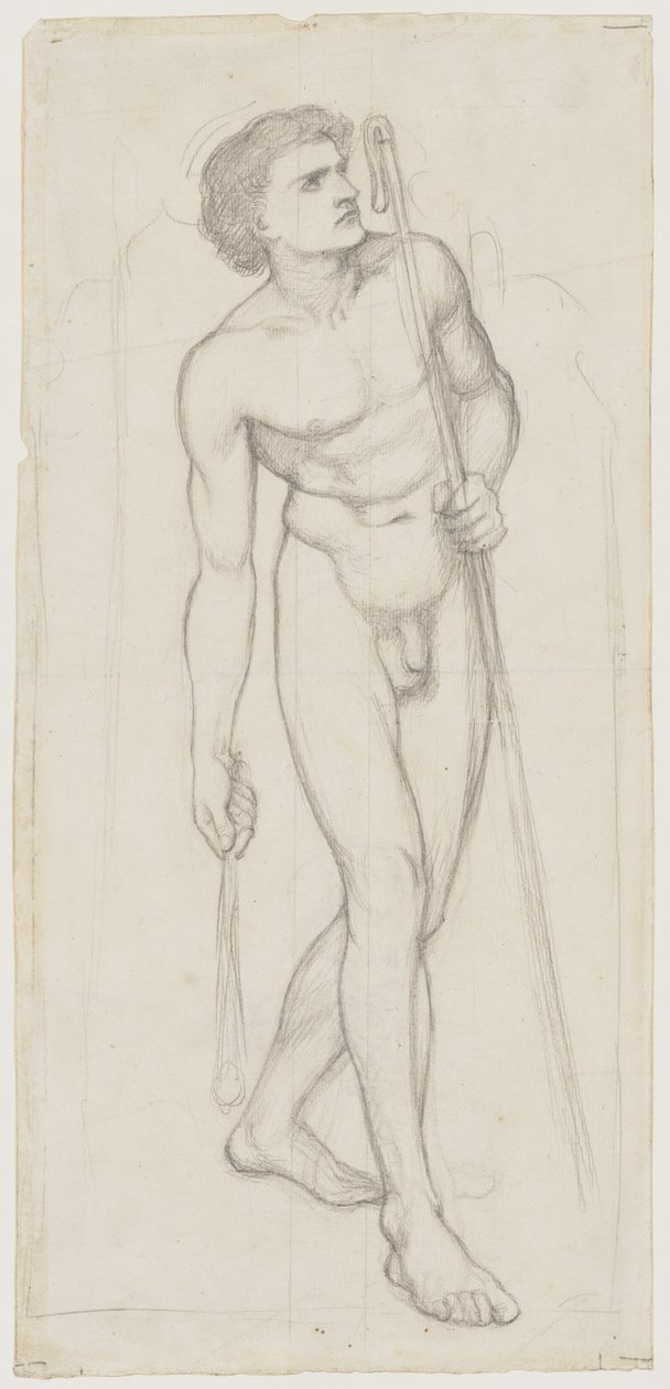Studie für Altarbild von Dante Gabriel Charles Rossetti