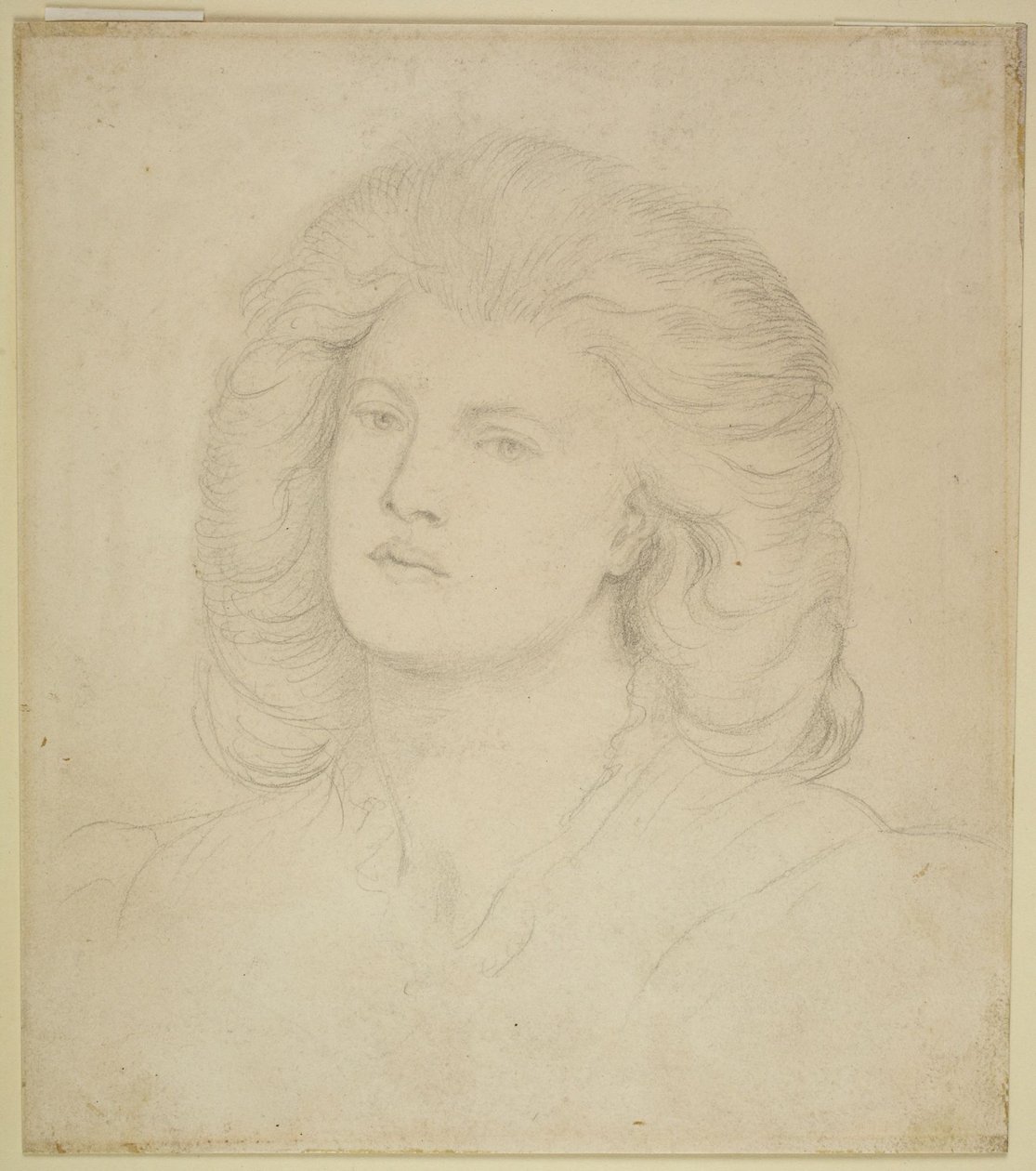 Kopf einer Frau von Dante Gabriel Rossetti