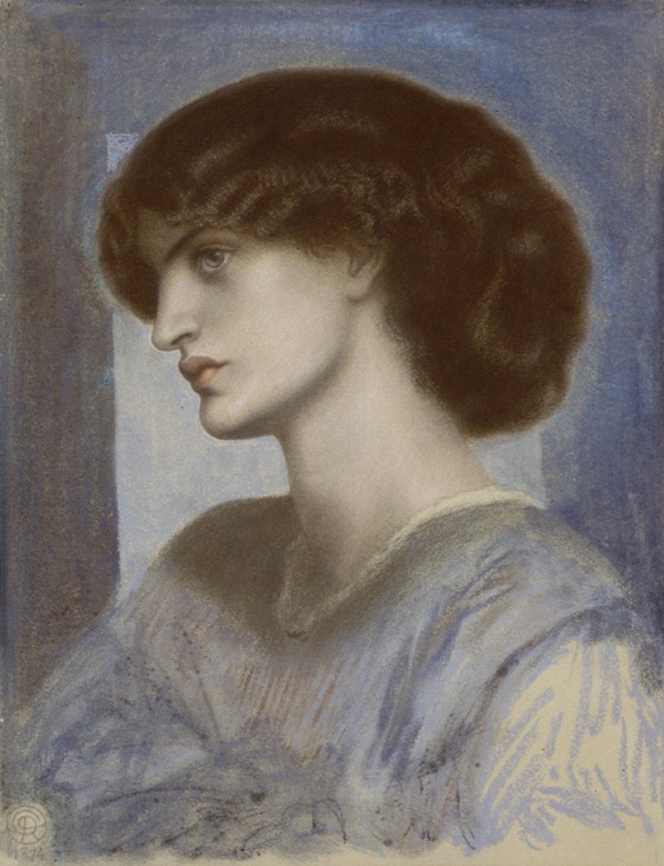 Porträt von Jane Morris, 1868-1874 von Dante Gabriel Rossetti