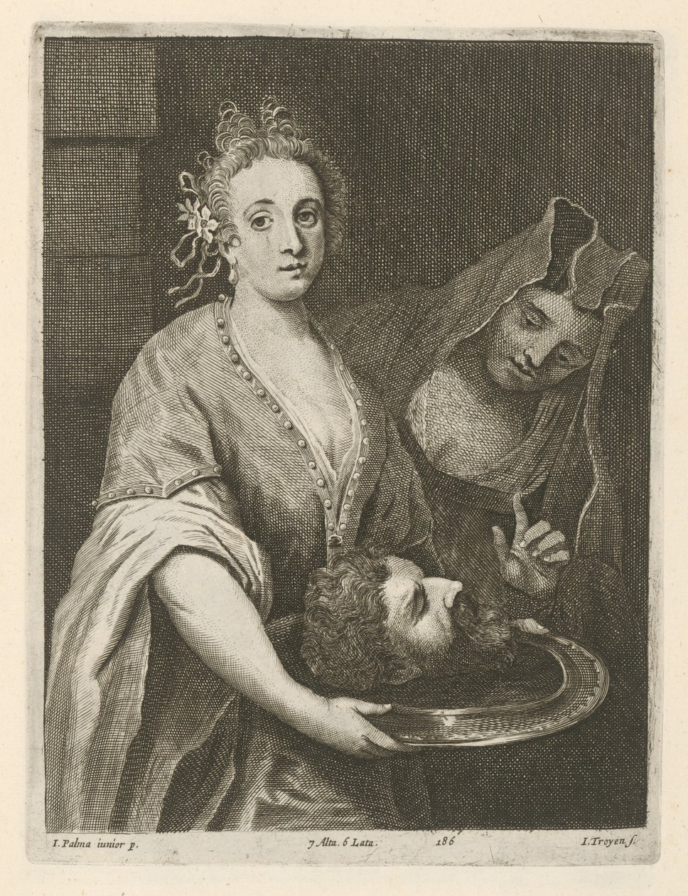 Salome mit dem Kopf von Johannes dem Täufer von David Teniers the Younger