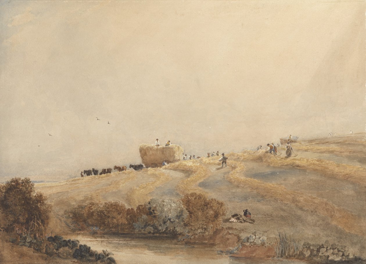 Heuernte, ca. 1808 von David Cox