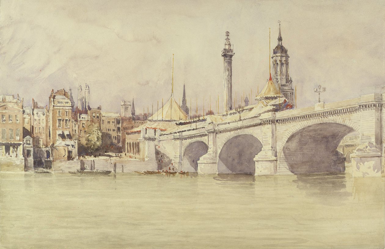 London Bridge, 1831 von David Cox