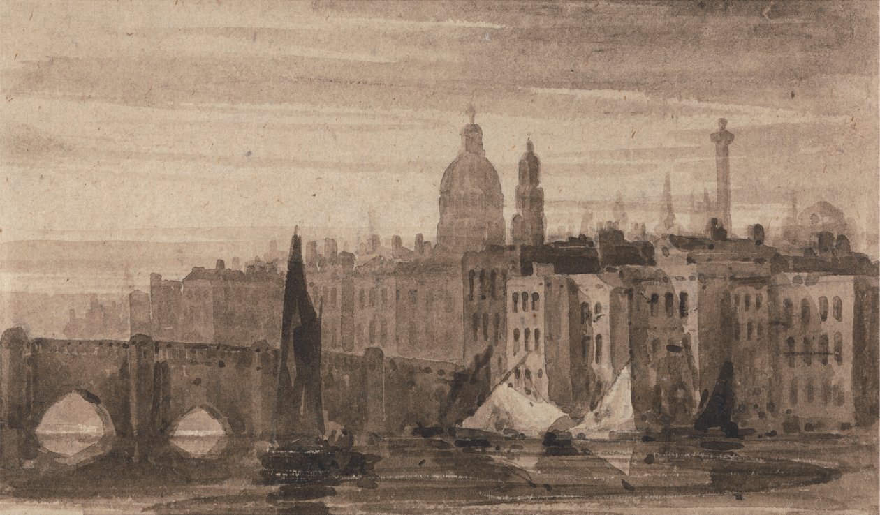 Alte London Bridge und St. Paul