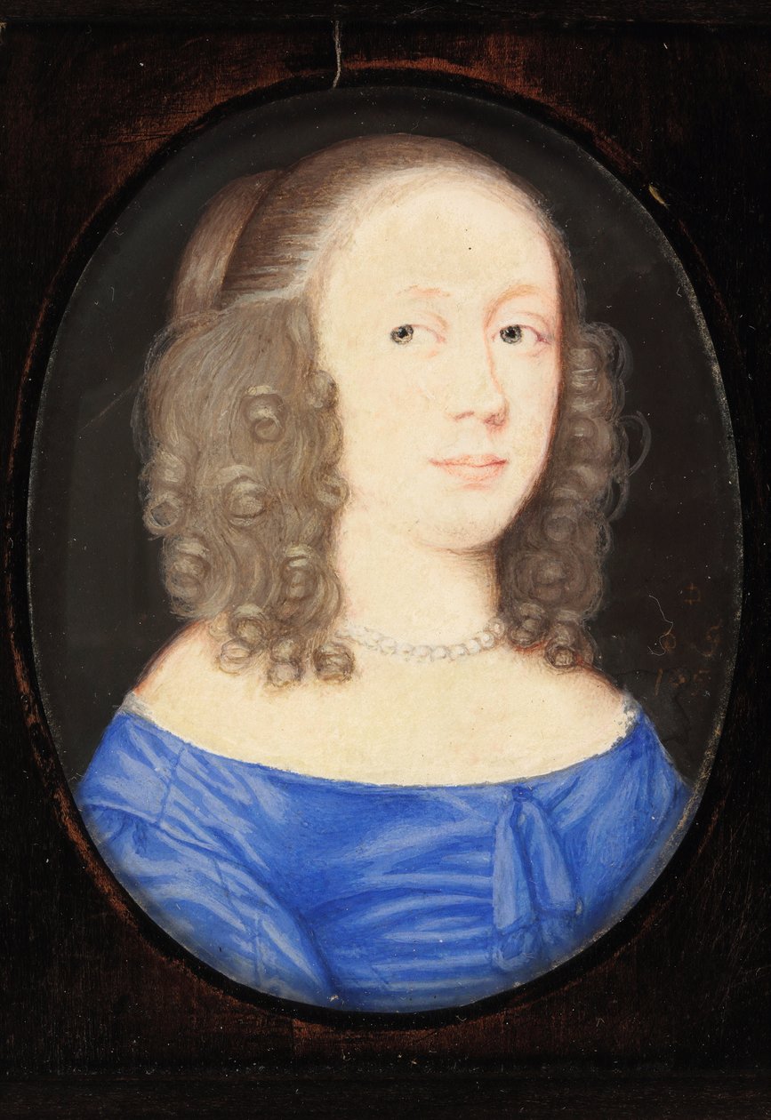 Eine Dame namens Elizabeth Vere, Gräfin von Clare, 1653 von David Des Granges