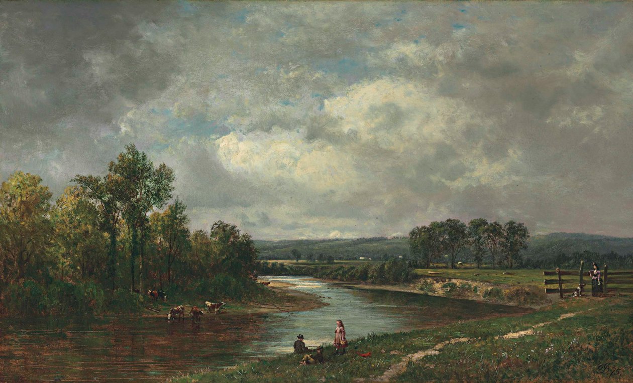 Connecticut River bei South Lancaster, New Hampshire von David Johnson