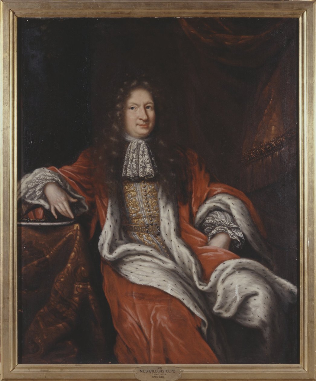 Nils Gyldestolpe, 1642-1709 von David Klöcker Ehrenstrahl