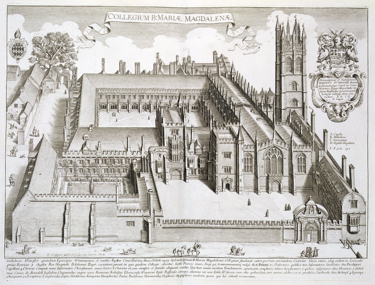 Magdalen College, Oxford, aus 