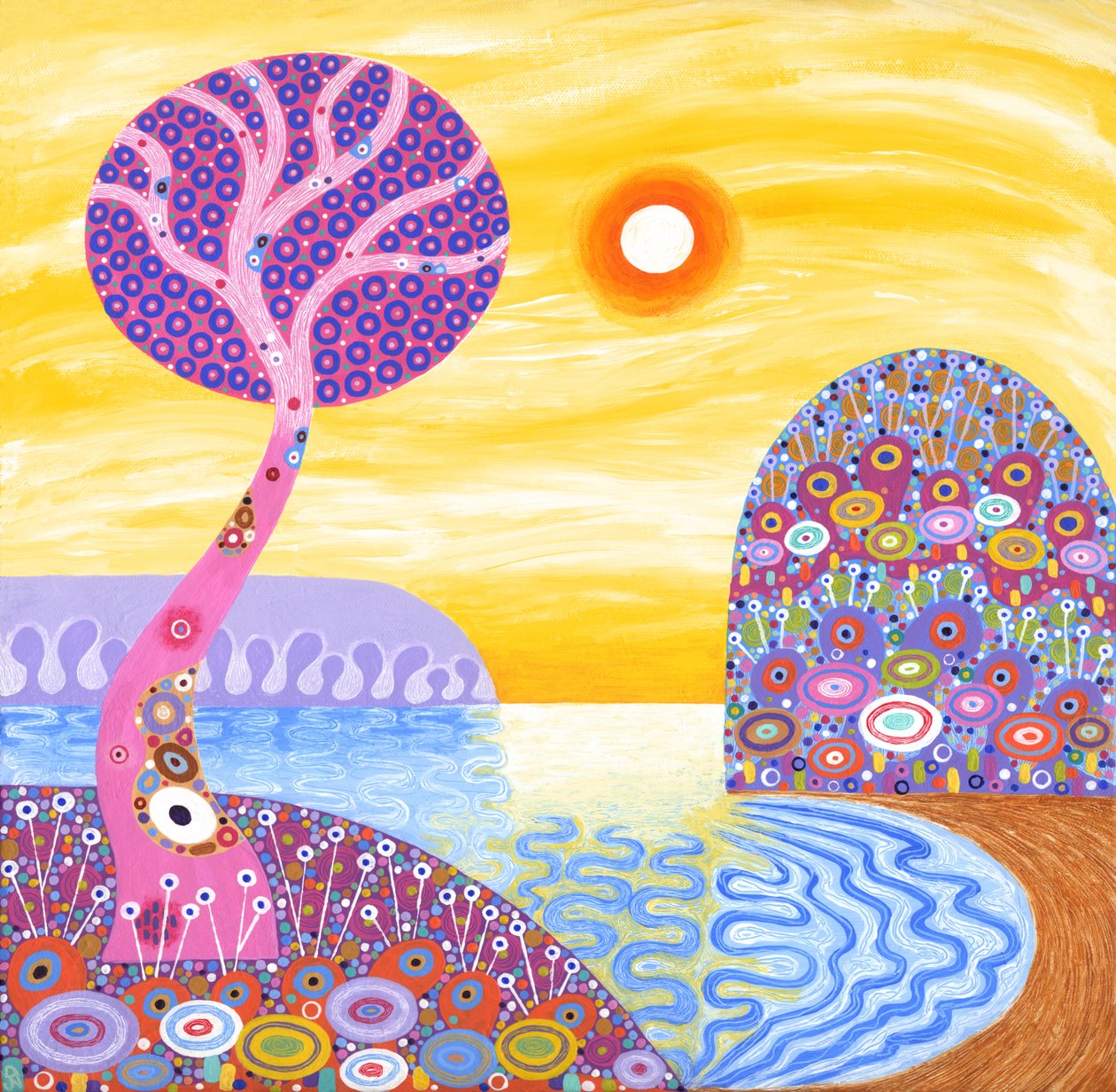 Sonnenuntergangsbucht, 2016 von David Newton