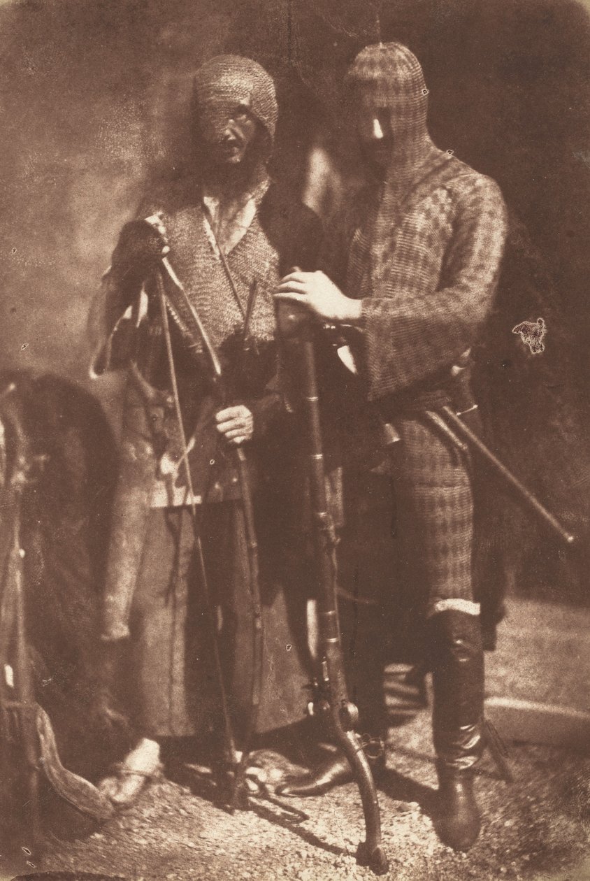 Afghanische oder Tscherkessische Rüstung von David Octavius Hill and Robert Adamson