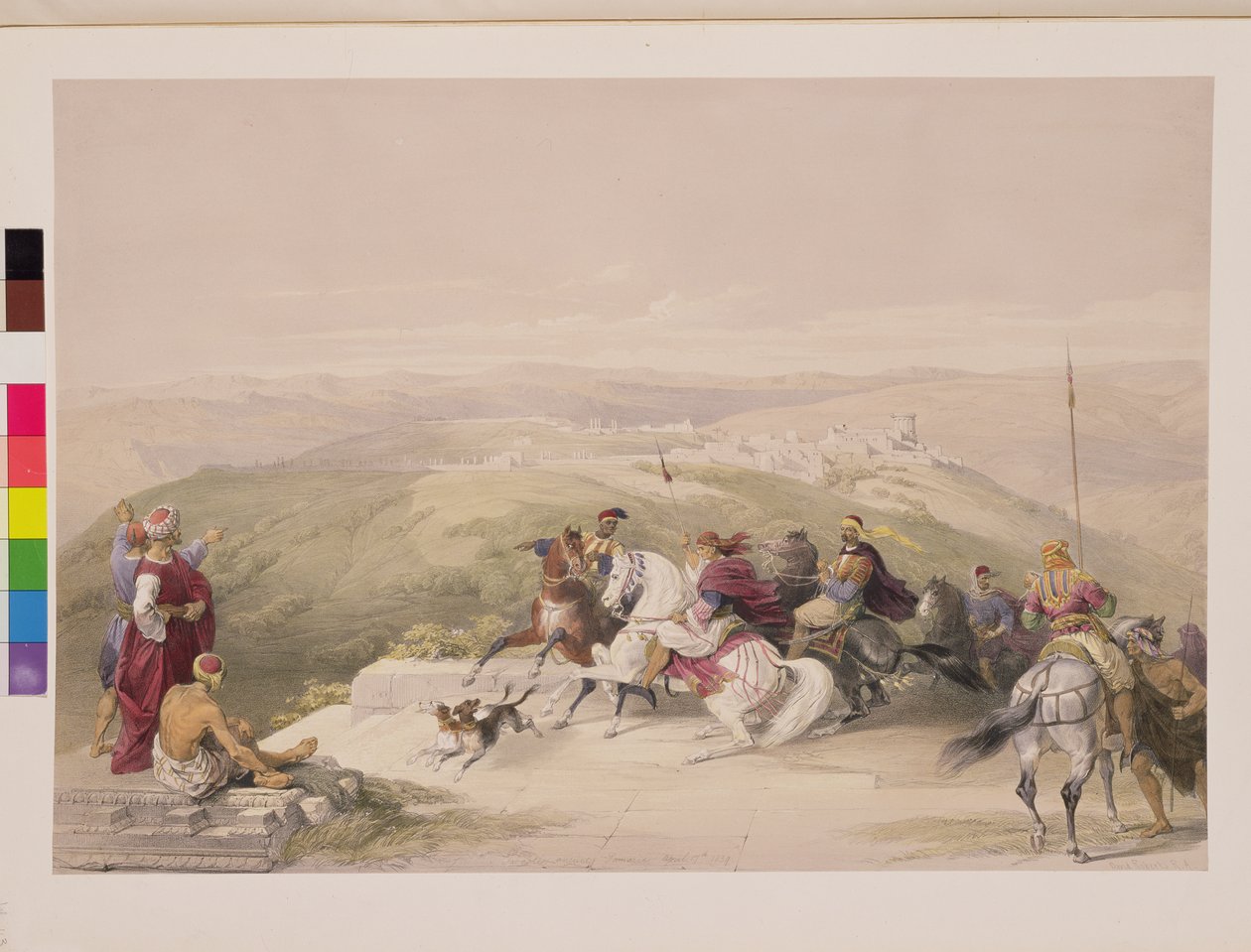 Sabaste, antikes Samaria, 17. April 1839, Tafel 44 aus Band I von 