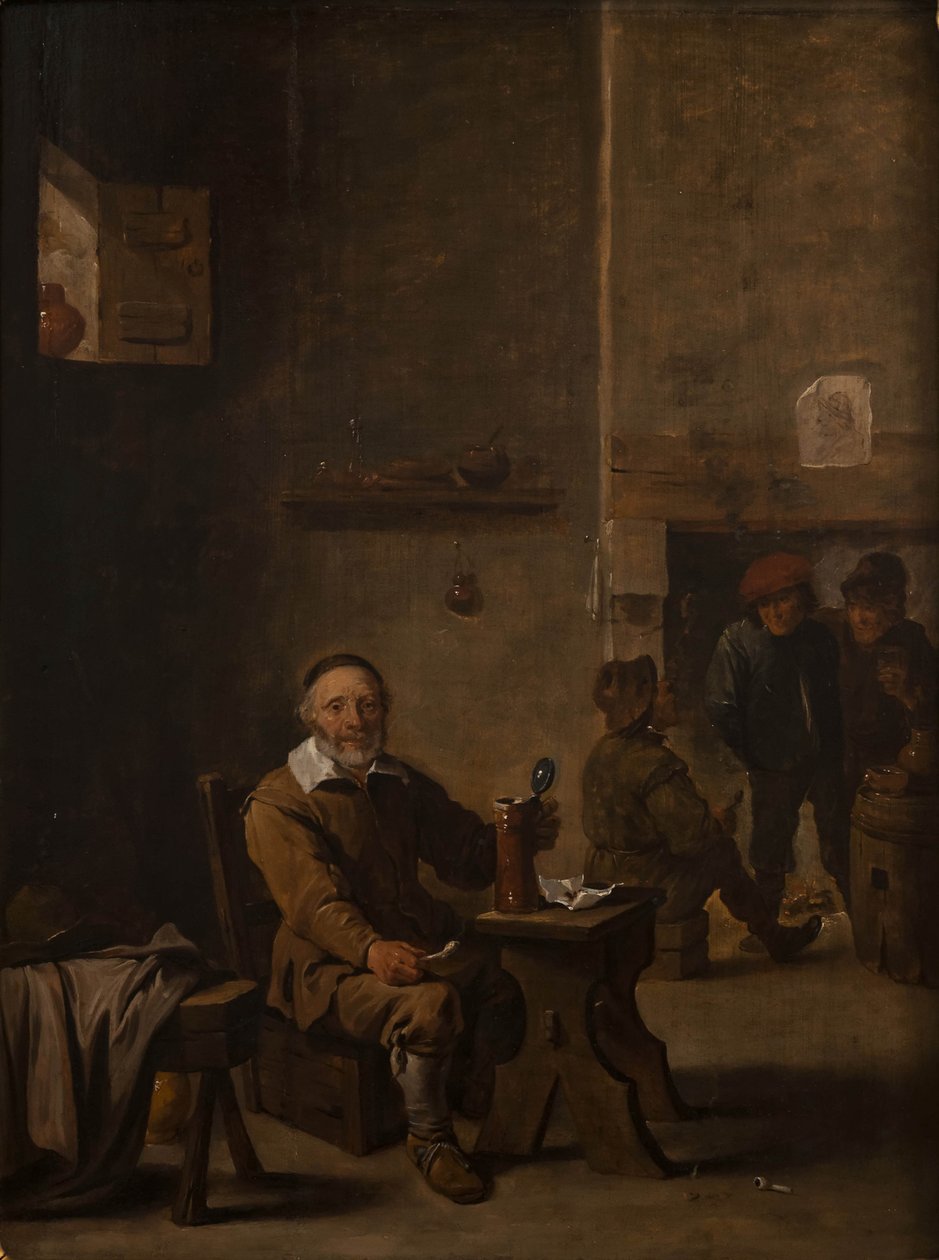 Trinker von Teniers II (Galleria Borghese, inv. 291) von David Teniers the Younger