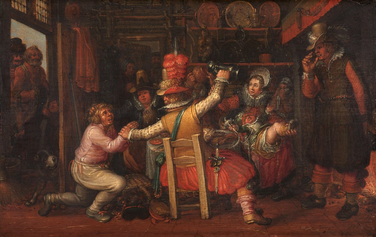 Die Trauer des Bauern von David Vinckboons (I) (workshop of)