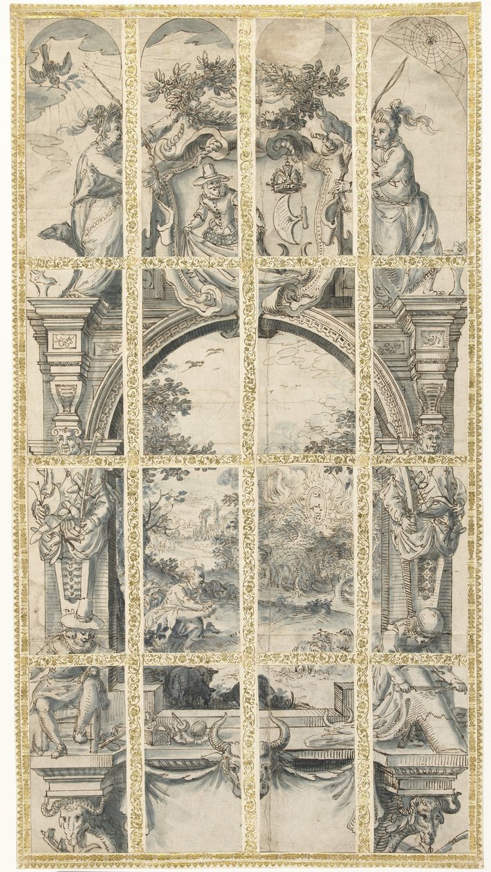 Moses beim brennenden Dornbusch von David Vinckboons (I)