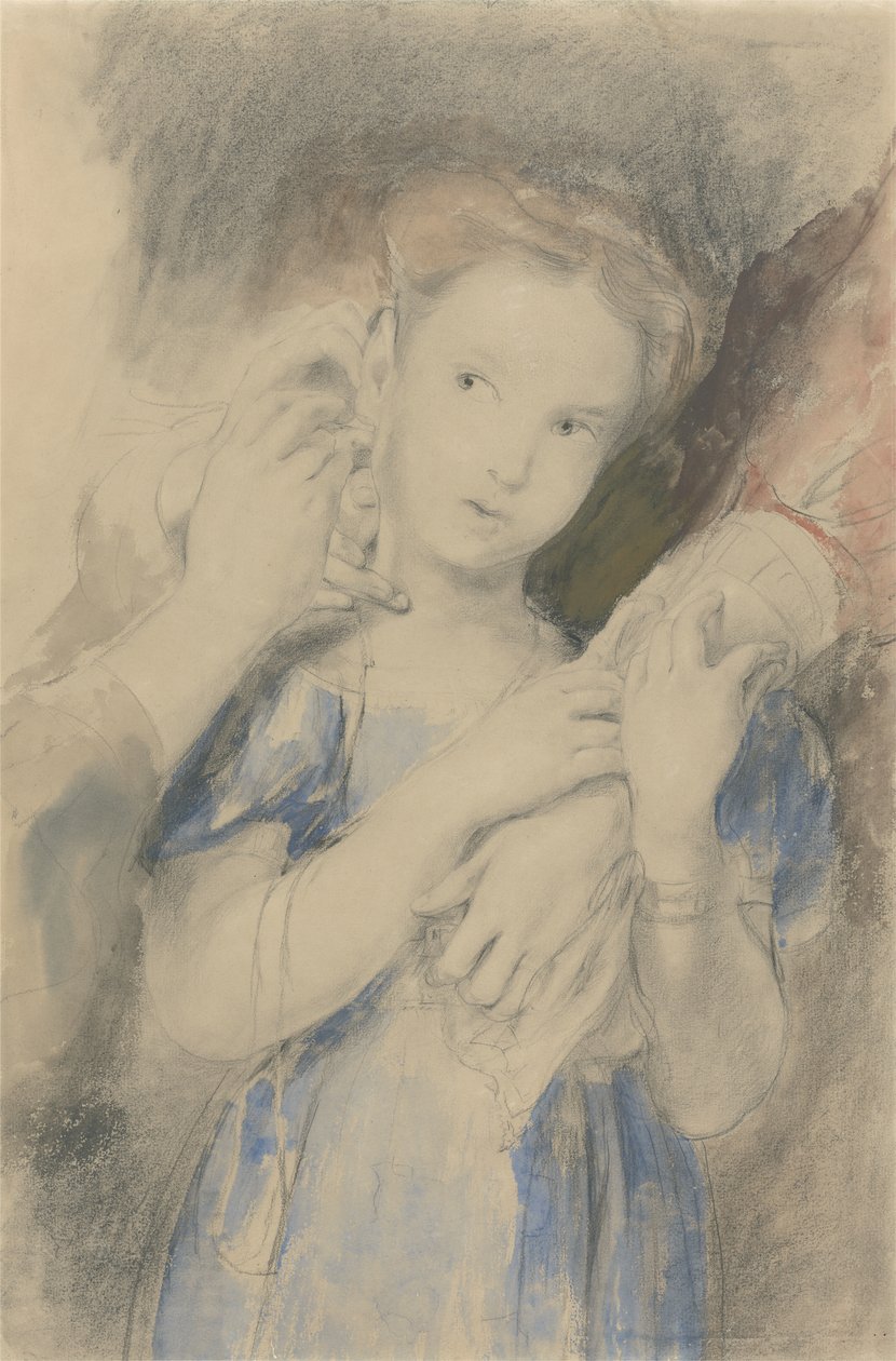 Studie für den ersten Ohrring von David Wilkie