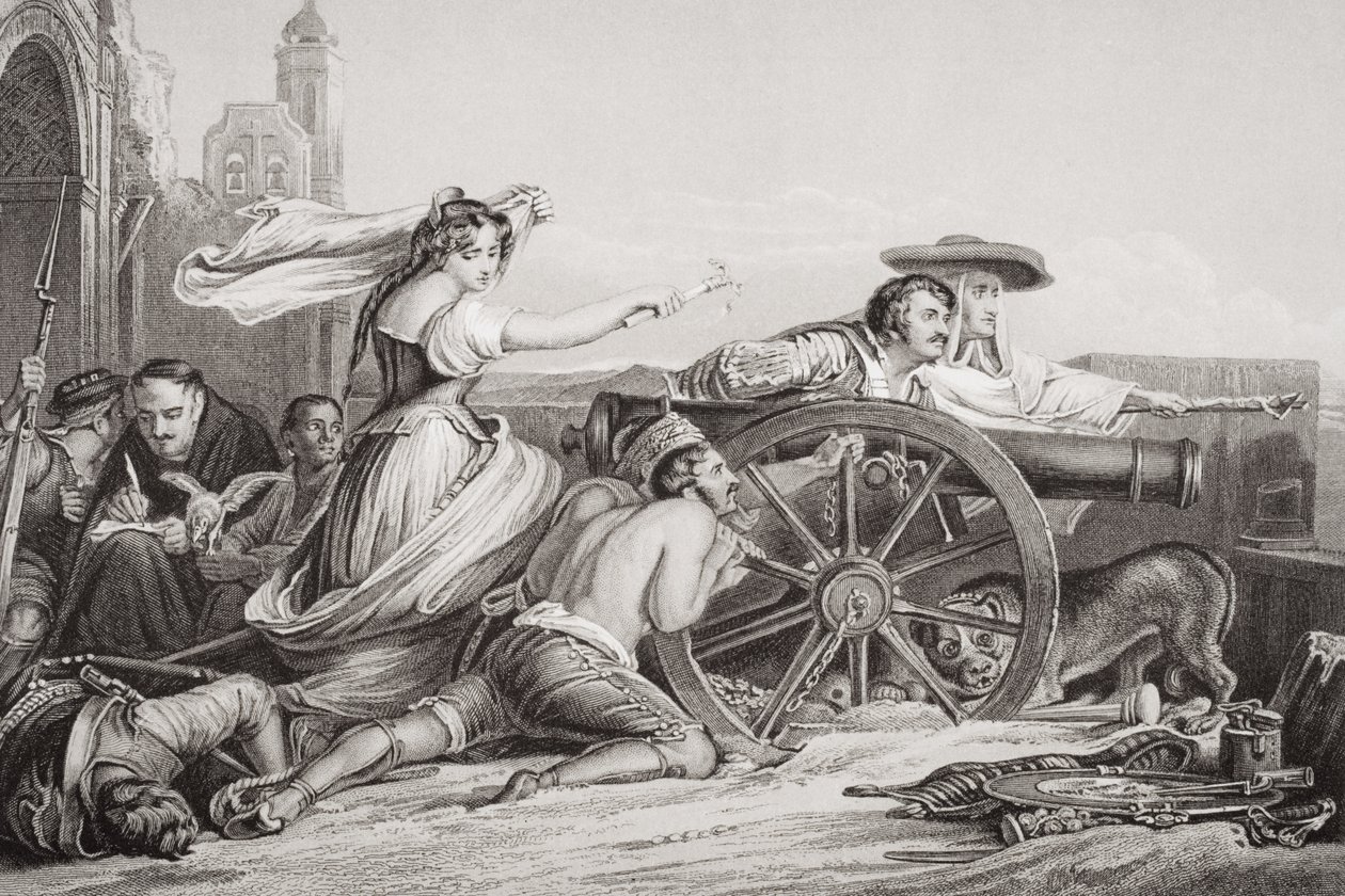Die Verteidigung von Saragossa, 1808, aus 