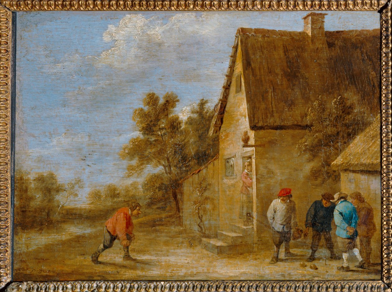 Die Boulespieler von David the Younger Teniers