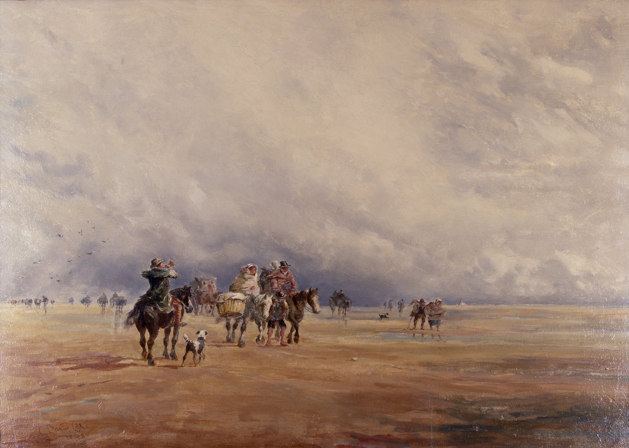 Lancaster Sands, Morecambe Bay (Schätze) 1842 von David the younger Cox