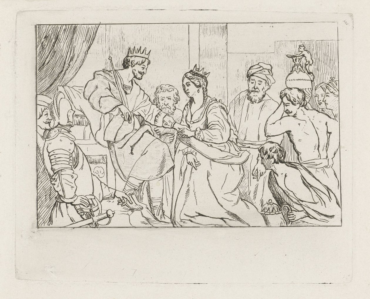 Salomo und die Königin von Saba von David van der Kellen