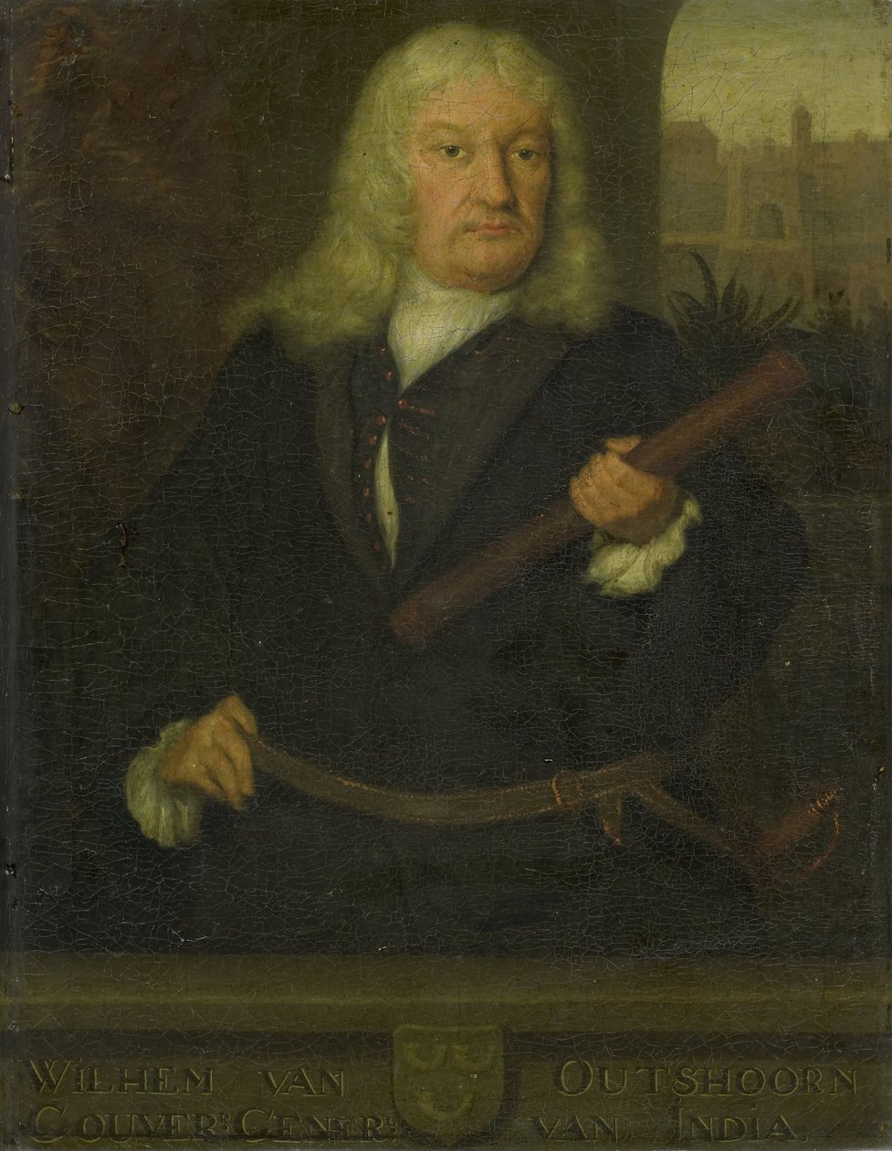Porträt von Willem van Outhoorn von David van der Plas