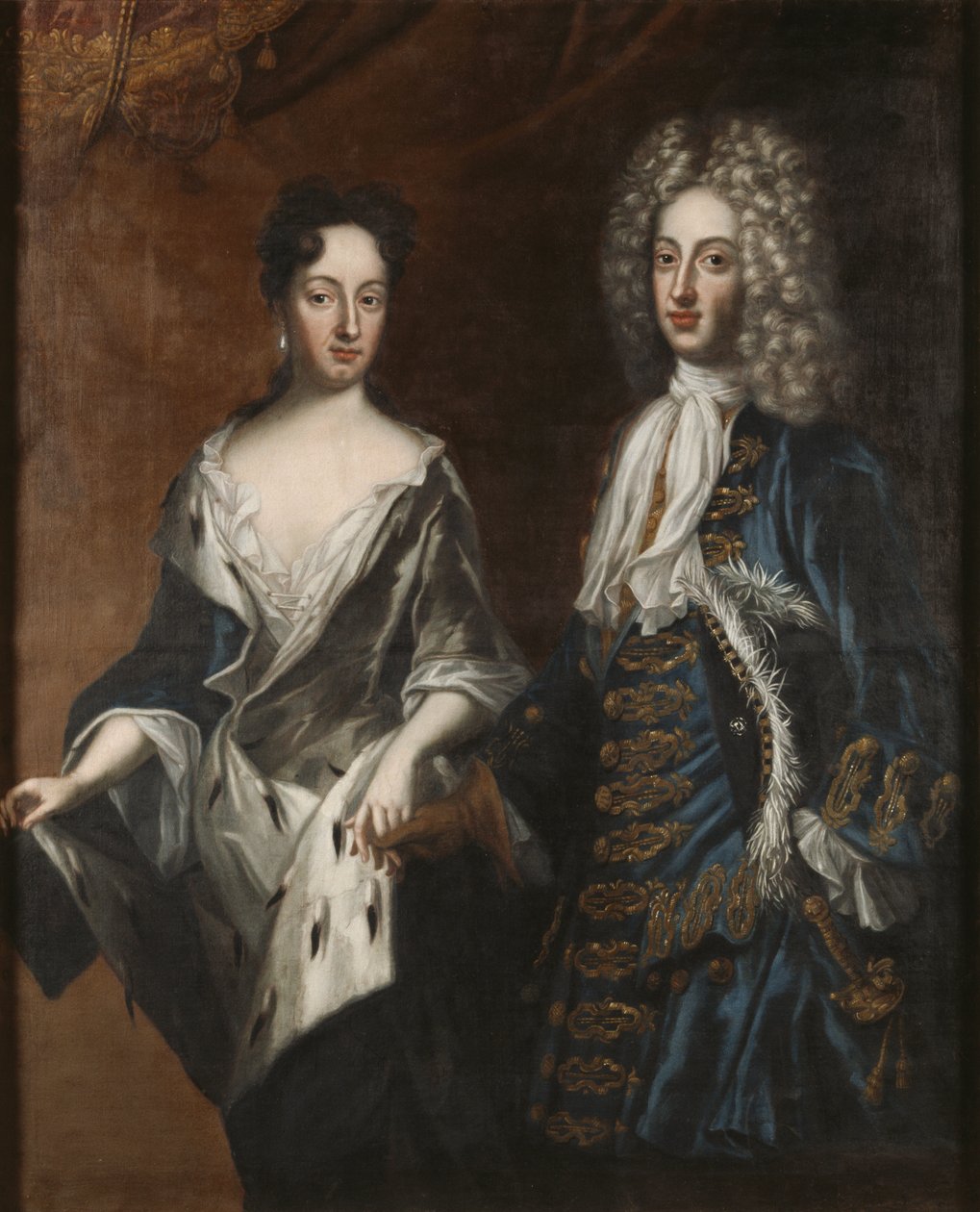 Friedrich IV., Herzog von Holstein-Gottorp und Herzogin Hedvig Sophia von David von Krafft