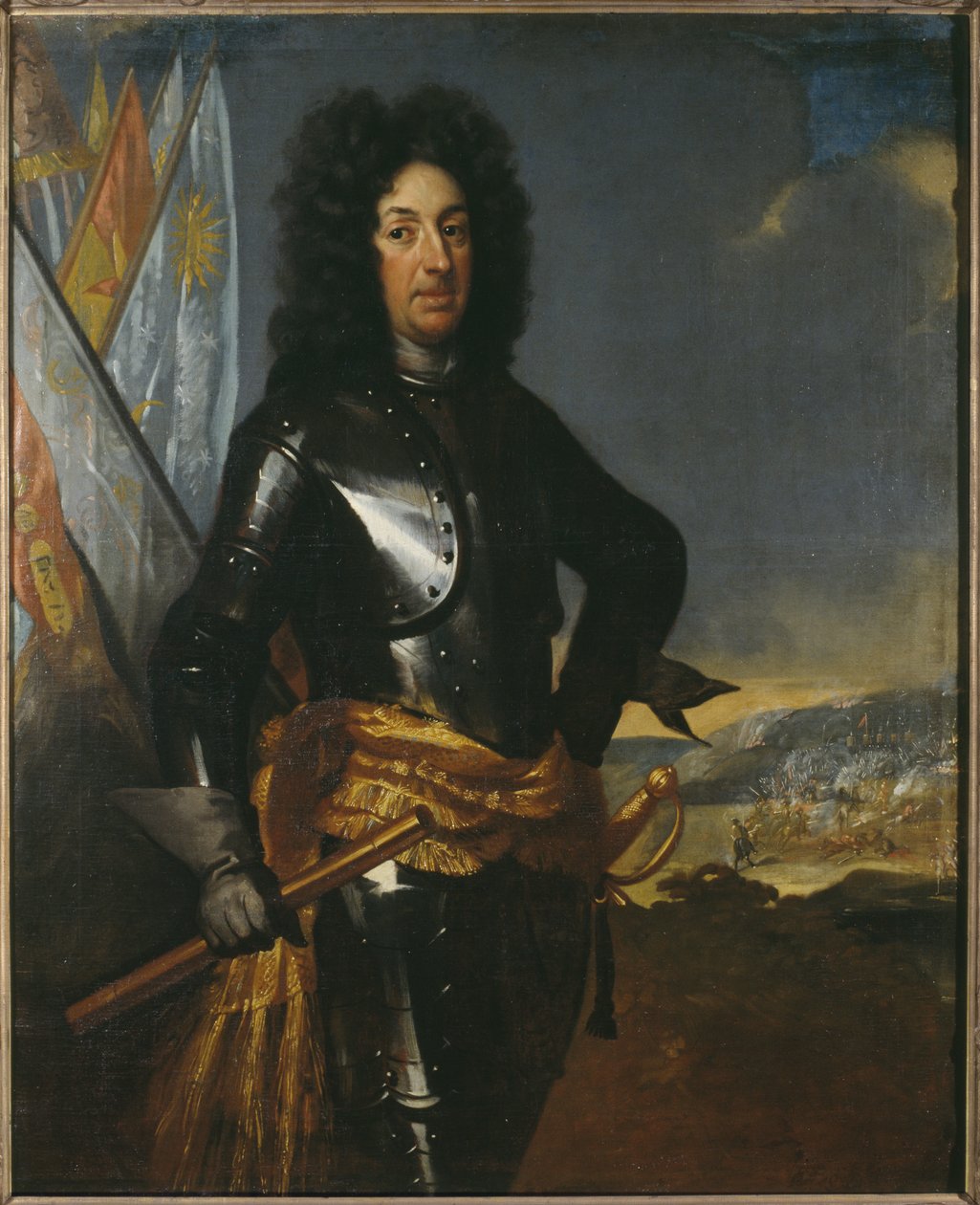 Porträt von Graf Adam Ludvig Lewenhaupt (1659-1719) von David von Krafft