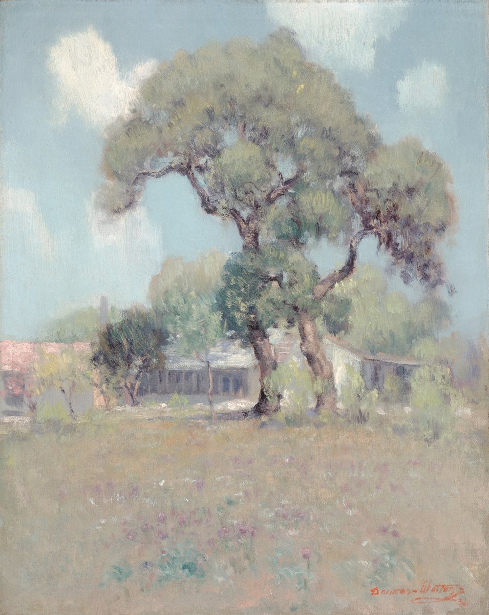 Landschaft in Texas von Dawson Dawson-Watson
