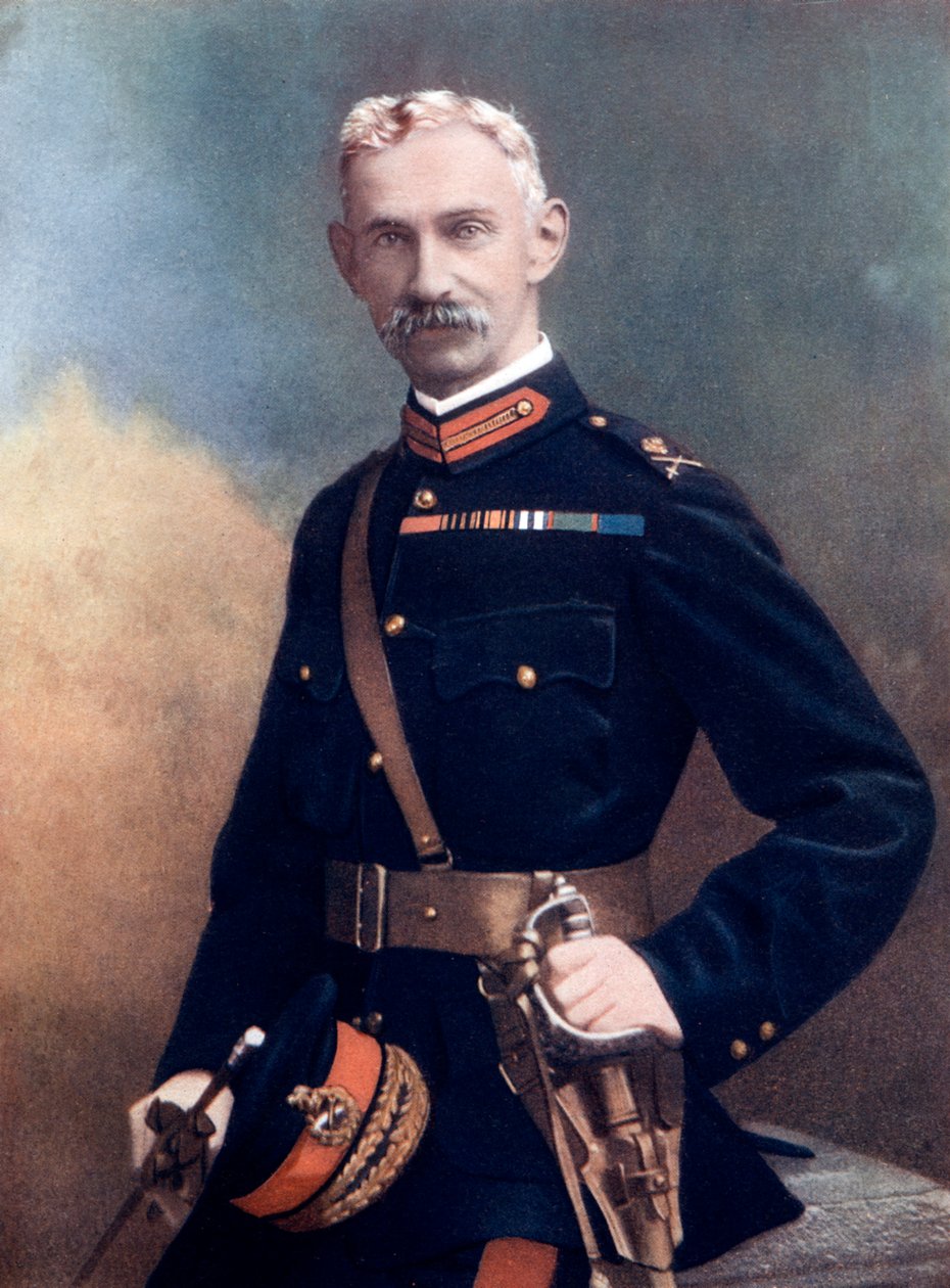 Generalmajor G Barton, Kommandeur der 6. Infanteriebrigade, 1902 von Debenham and Smith