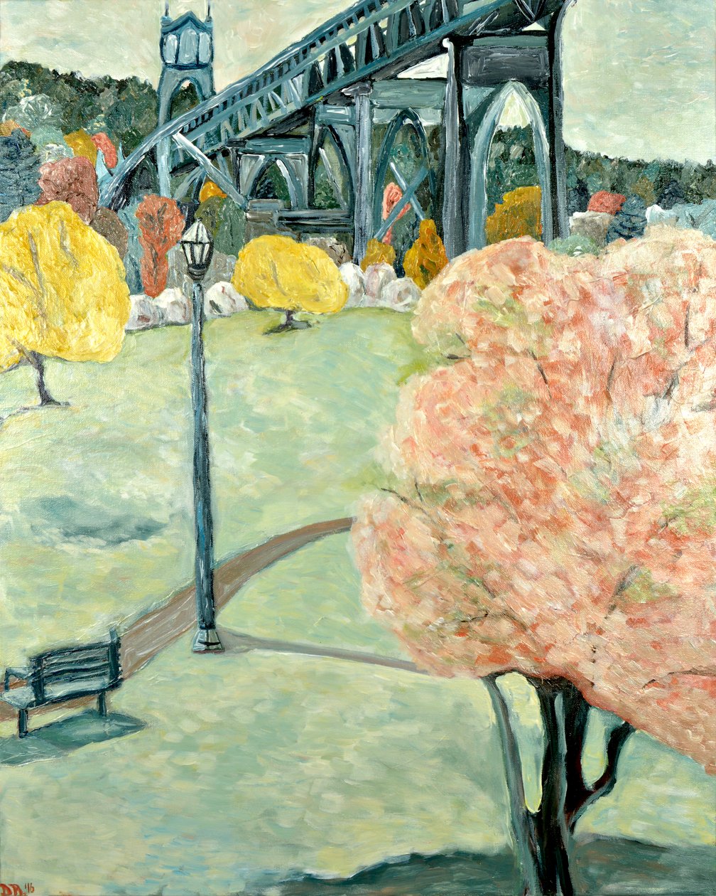 Kathedralenpark, 2019 von Deborah Eve Alastra