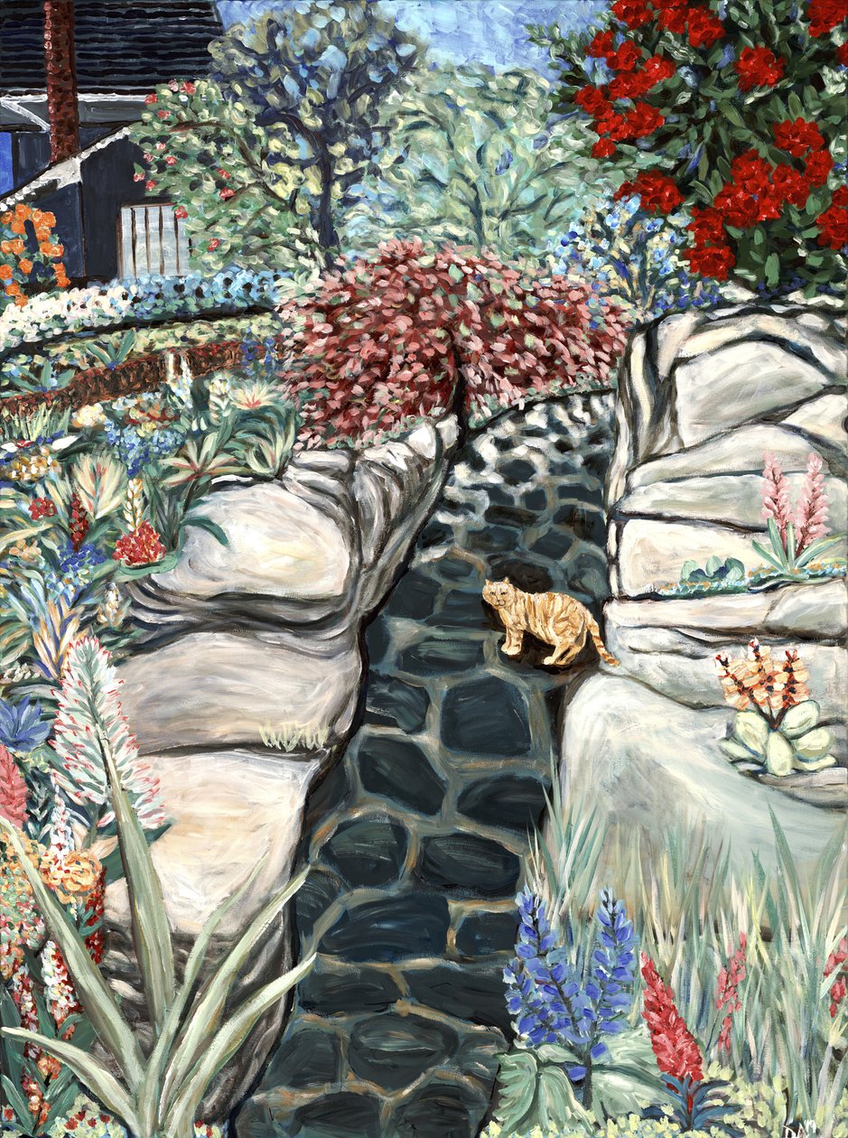Gepflasterter Weg, 2019 von Deborah Eve Alastra