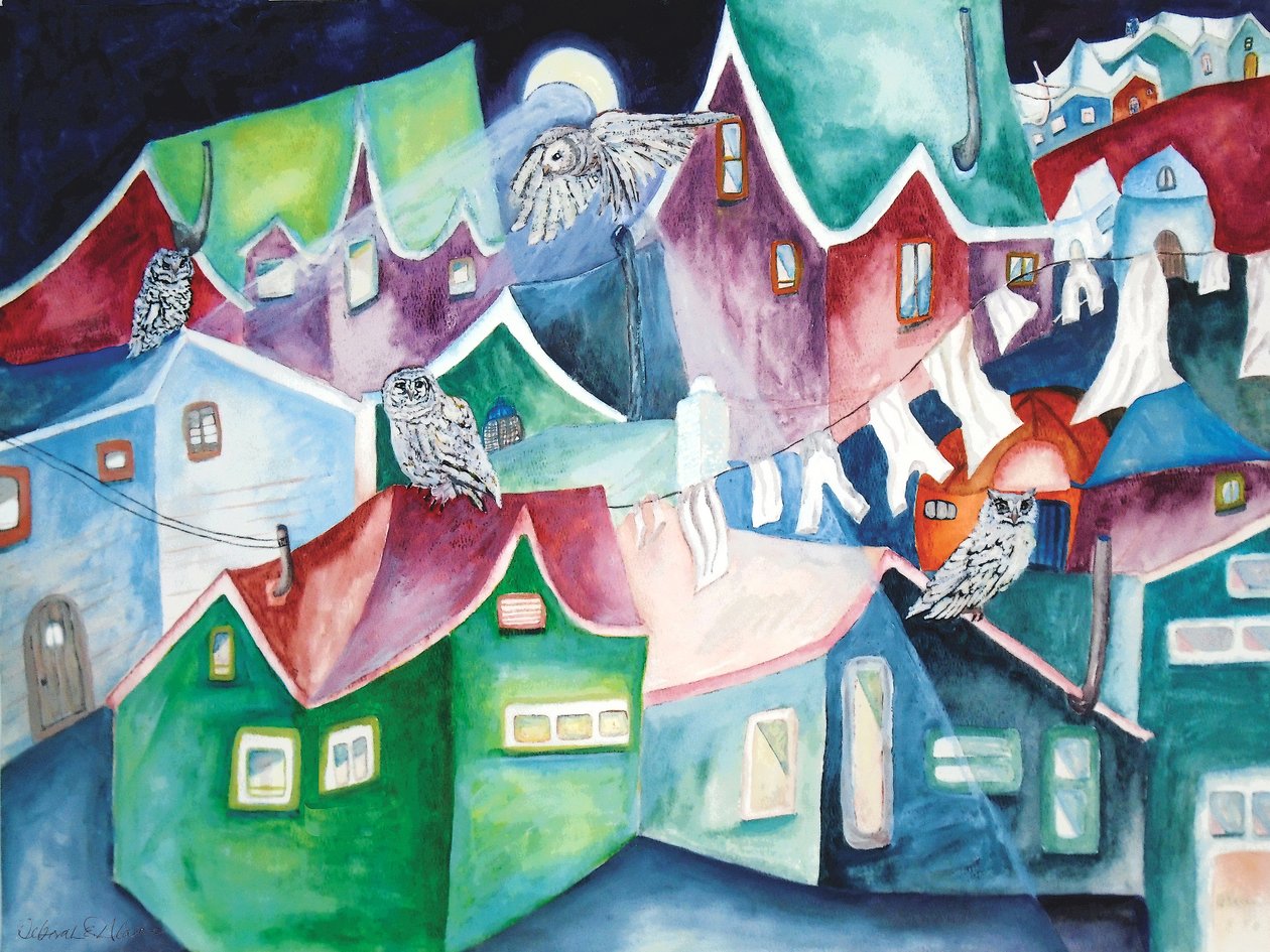 Nachteulen, 2015 von Deborah Eve Alastra