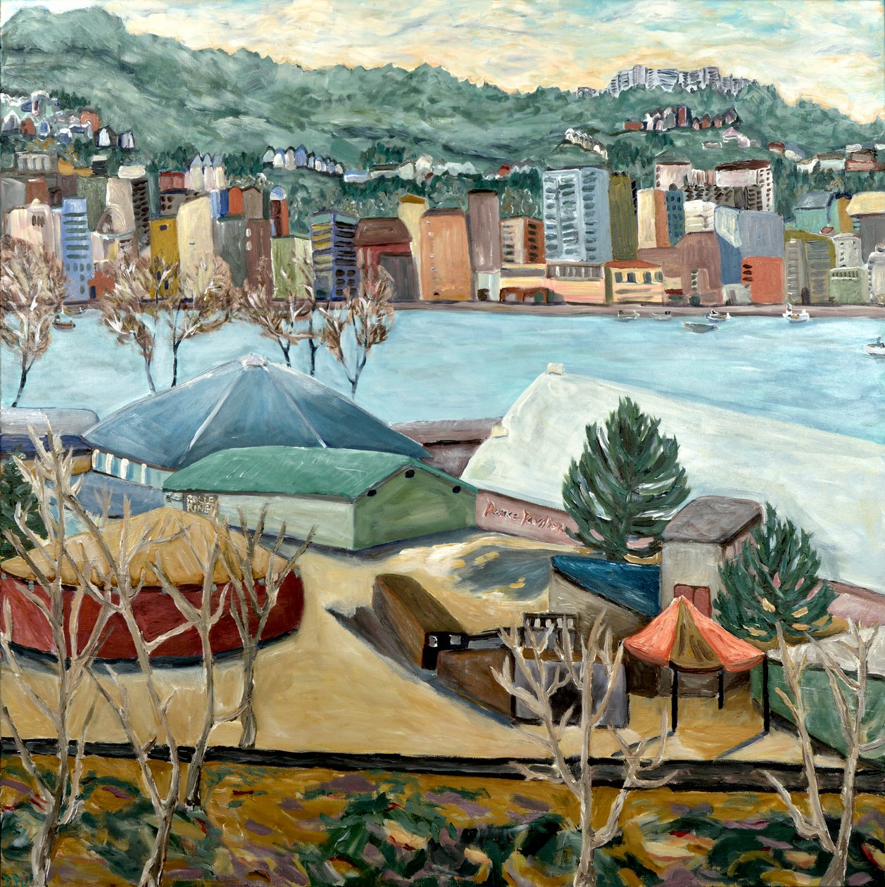 Eichen-Winterblick, 2019 von Deborah Eve Alastra
