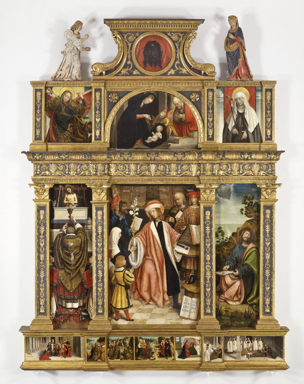 Polyptychon von Sant Ivo von Defendente Ferrari