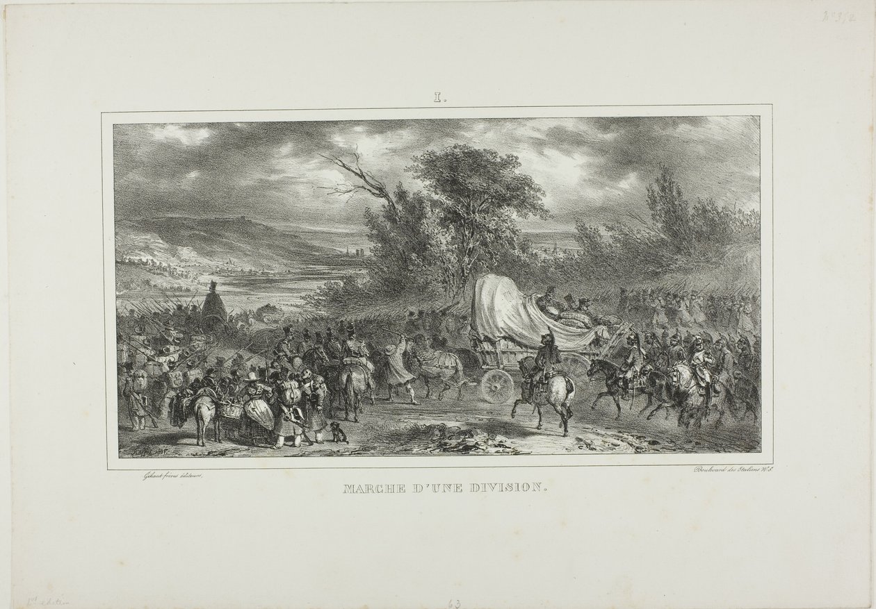 Divisionsmarsch von Denis-Auguste-Marie Raffet