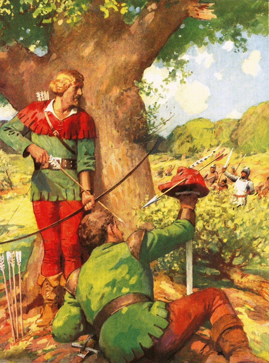Robin und Little John verwirren die Normannen von Derek Charles Eyles
