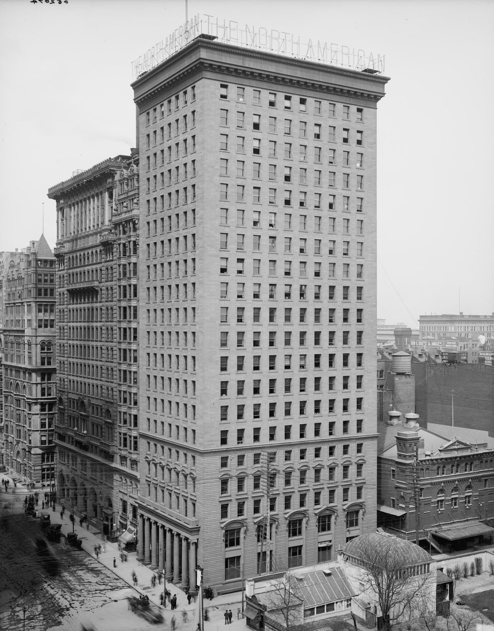 Die North American und Real Estate Trust Gebäude, Philadelphia, Pennsylvania, ca. 1897-1910 von Detroit Publishing Co.